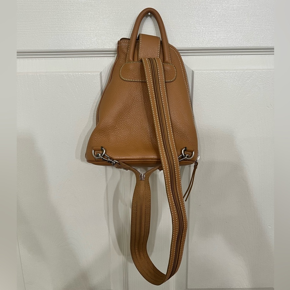 Versatile Leather Backpack - image 5
